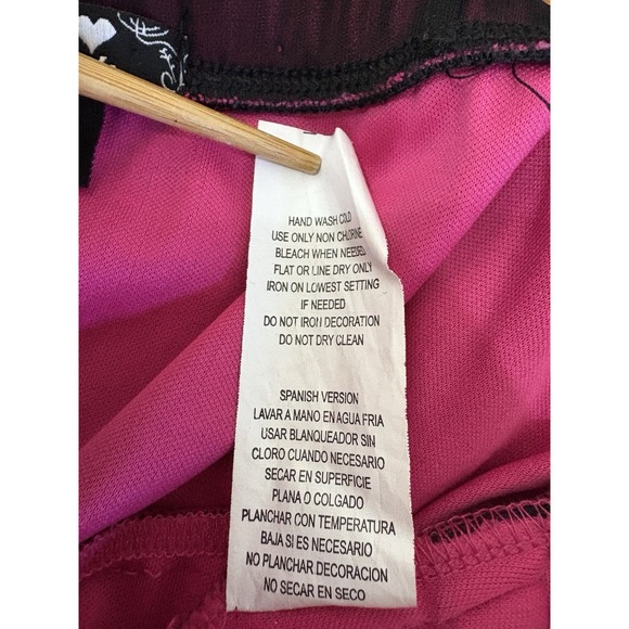 NWT Y2K Sequin Hearts  Gown Sheer Black Pink Beaded dress Whimsigoth Fairy Vamp - Picture 9 of 13